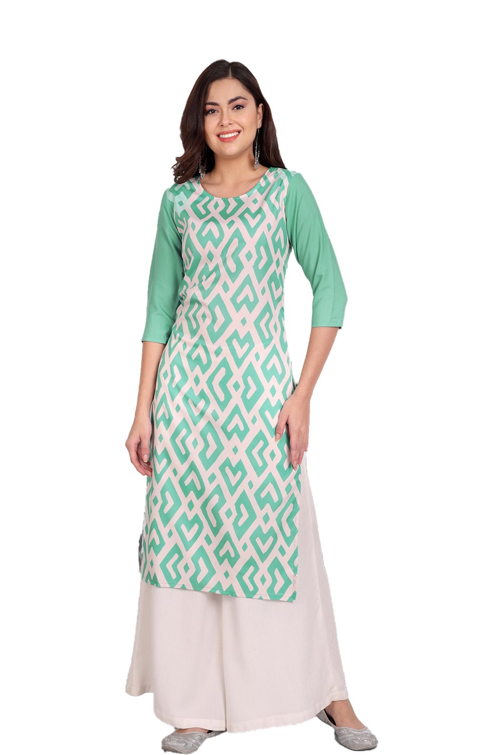 Crape Kurti 2 Daily Wear Wholesale Printed Kurtis
